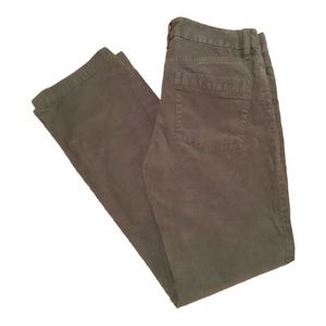 J Crew Vintage Women’s Bootcut Soft Thin Wale Corduroys, Size 29S, Gray, EUC